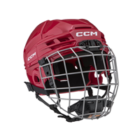 CCM Eishockey Helm Tacks 70 Combo Jr Rot