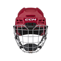 CCM Eishockey Helm Tacks 70 Combo Jr Rot