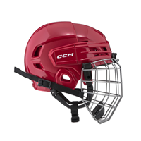 CCM Eishockey Helm Tacks 70 Combo Jr Rot
