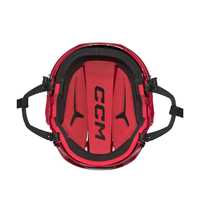CCM Eishockey Helm Tacks 70 Combo Jr Rot