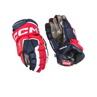 CCM Eishockey Handschuhe AS-V Pro Jr Navy/Rot/Weiß