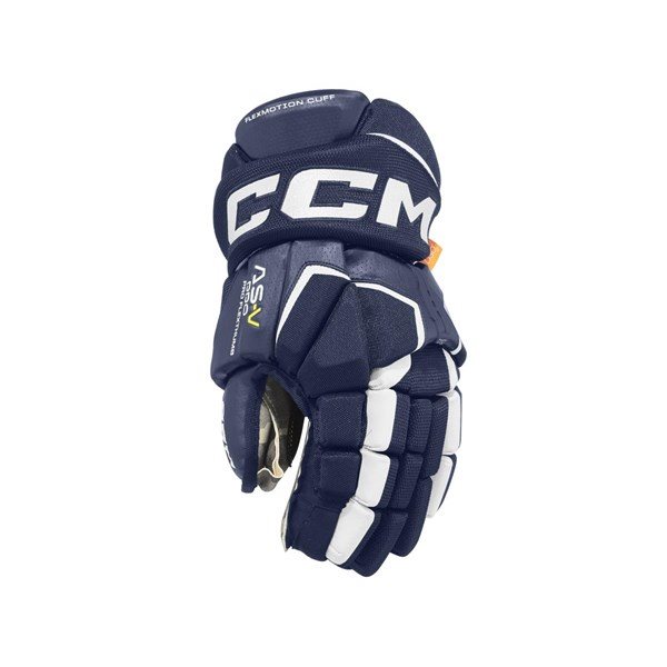 Byte Skin Hockey-Handschuhe Marineblau/Limettengrün - Stretch-Handschuhe Mit Silikongriff