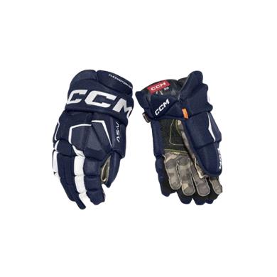 CCM Eishockey Handschuhe Tacks AS-V Jr Marineblau/Weiß