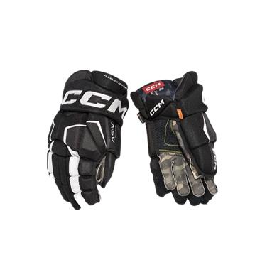 CCM Gloves Tacks AS-V Jr Black/White