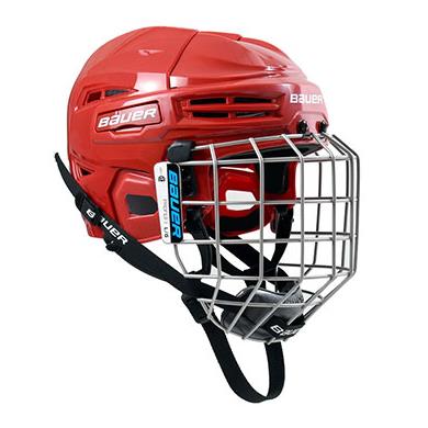 Bauer Hockeyhjelm IMS 5.0 Rød