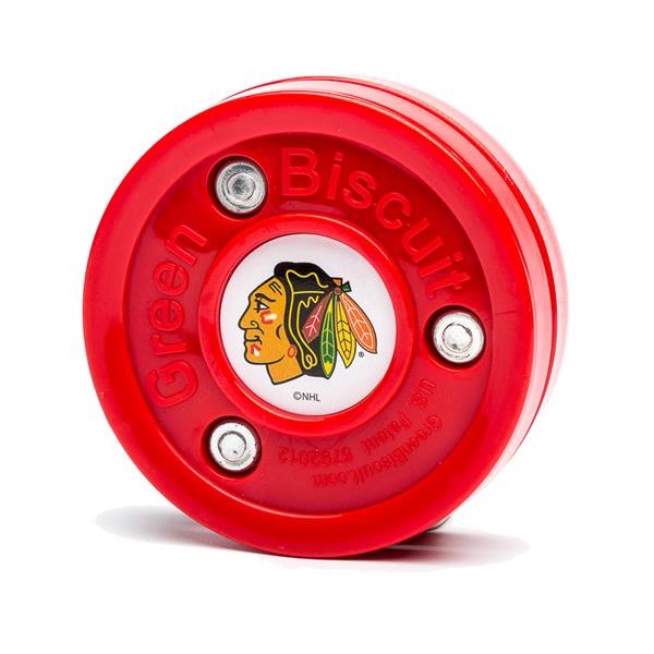 Green Biscuit Puck NHL Edition- Chicago RED