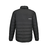 CCM Jacket Quilted Winter Yth Black