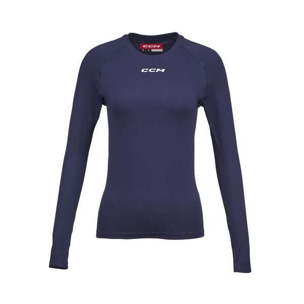 CCM Genser Lang Arm Womens Training Navy