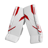 Warrior Goalie Leg Pads G7 Pro Int White/Red