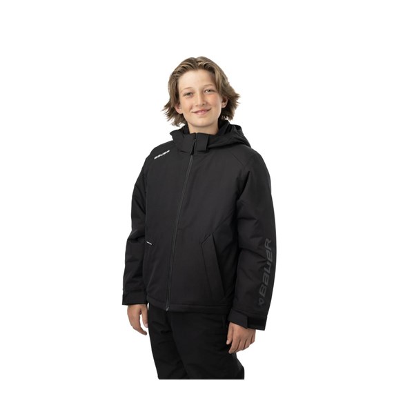 Bauer Jacke Team Heavyweight Kinder Schwarz