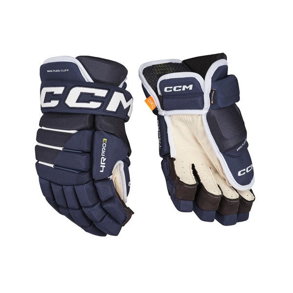 CCM Hockeyhansker Tacks 4 Roll Pro 3 Sr Navy/Navy