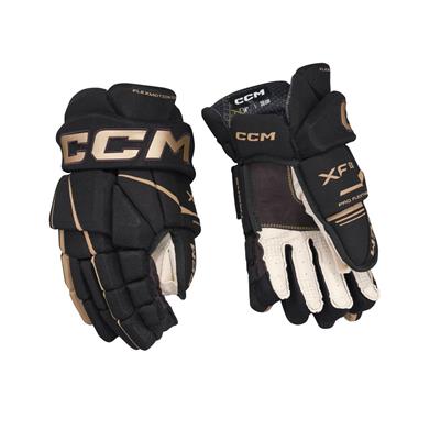 CCM Eishockeyhandschuhe Tacks XF 80 Jr Schwarz/Gold