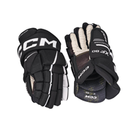 CCM Hockeyhandskar Tacks XF 80 Jr Black/White