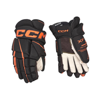 CCM Hockeyhandskar Tacks XF 80 Jr Black/Orange