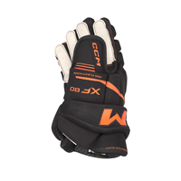 CCM Hockeyhandskar Tacks XF 80 Jr Black/Orange