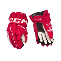 CCM Hockeyhandskar Tacks XF 80 Jr Red/White