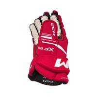 CCM Hockeyhandskar Tacks XF 80 Jr Red/White