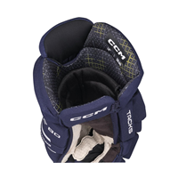 CCM Hockeyhandskar Tacks XF 80 Jr Navy/White