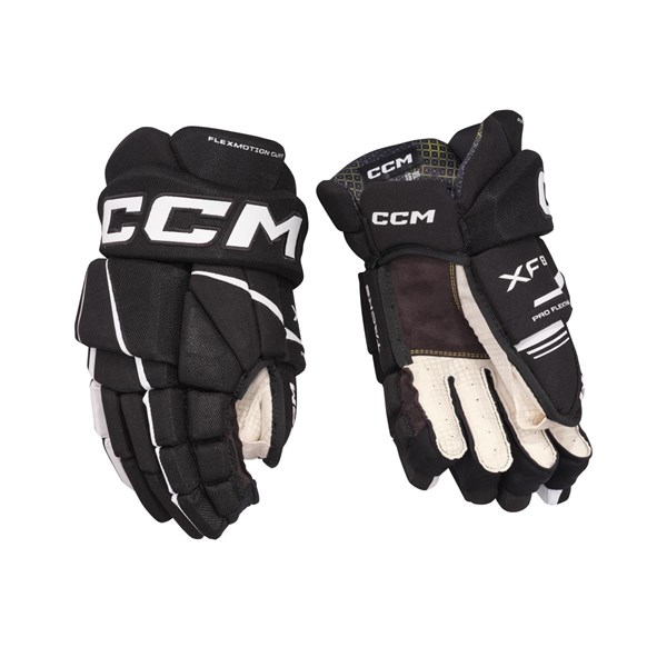 CCM Hockeyhandskar Tacks XF 80 Sr Black/White