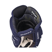 CCM Eishockey Handschuhe Tacks XF 80 Sr Navy/Weiß
