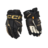 CCM Hockeyhandskar Tacks XF Jr Black/Gold