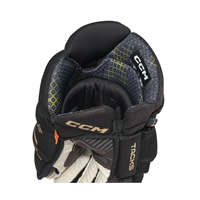 CCM Hockeyhandskar Tacks XF Jr Black/Gold