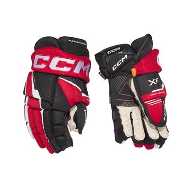CCM Glove Tacks XF Jr Black/Red/White