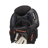 CCM Hockeyhandskar Tacks XF Jr Black/Orange