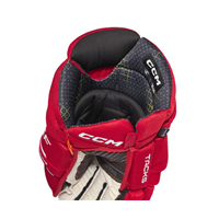 CCM Hockeyhandskar Tacks XF Jr Red/White