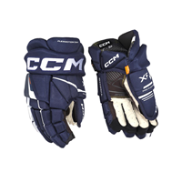 CCM Hockeyhandskar Tacks XF Jr Navy/White