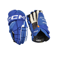 CCM Hockeyhandskar Tacks XF Jr Royal/White