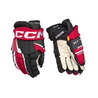 CCM Hockeyhandskar Tacks XF Pro Jr Black/Red/White