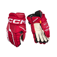 CCM Eishockey Handschuhe Tacks XF Pro Jr Rot/Weiß