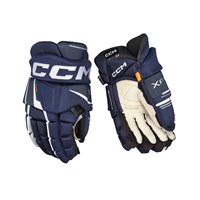 CCM Hockeyhandskar Tacks XF Pro Sr Navy/White