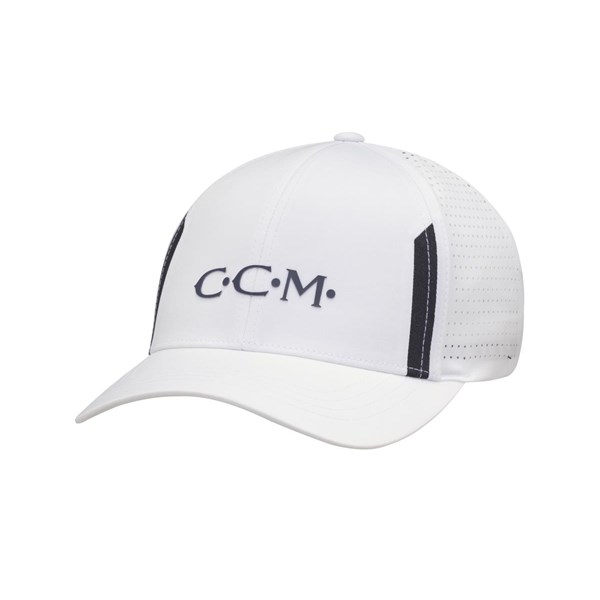 CCM Caps Golf Perforert Hvit