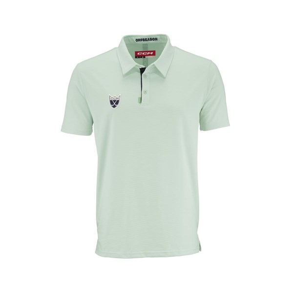 CCM Polo Shirt Fitted Golf Sr Fresh Mint