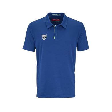 CCM Polo Shirt Fitted Golf Sr Collegiate Royal