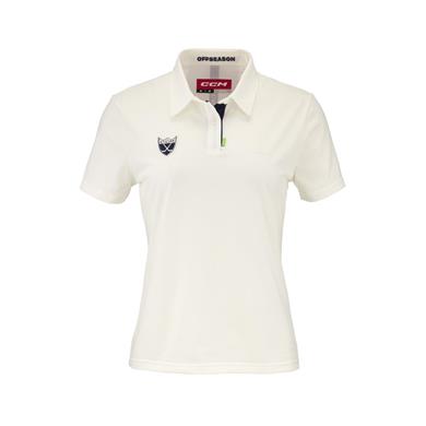 CCM Polo Shirt Damen Golf Sr Blanc De Blanc