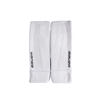 Bauer Goalie Leg Pads Supreme Shadow Sr White