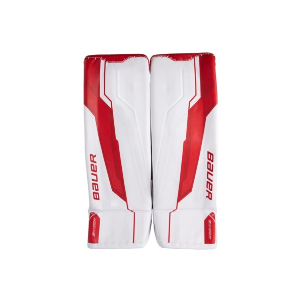 Bauer Torwart Schienen Supreme Shadow Sr Weiß/Rot