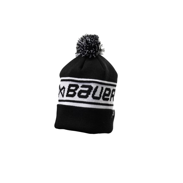 Bauer Lue Team Ribbed Pom Sr Black