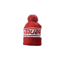 Bauer Lue Team Ribbed Pom Sr Red