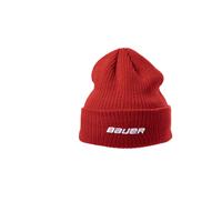 Bauer Team Ribbed Toque Sr Red