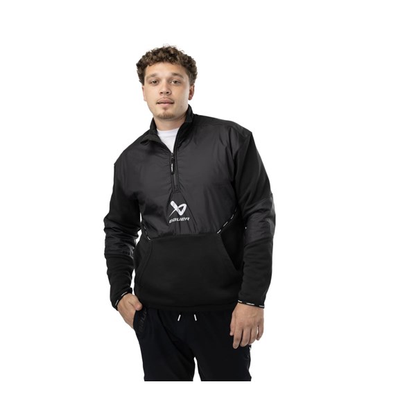 Bauer Tröja Team 1/2 Zip Pullover Sr Black