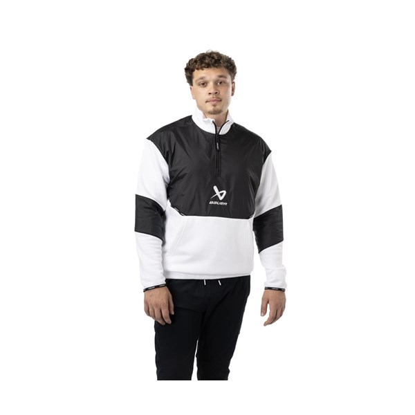 Bauer Tröja Team 1/2 Zip Pullover Sr White