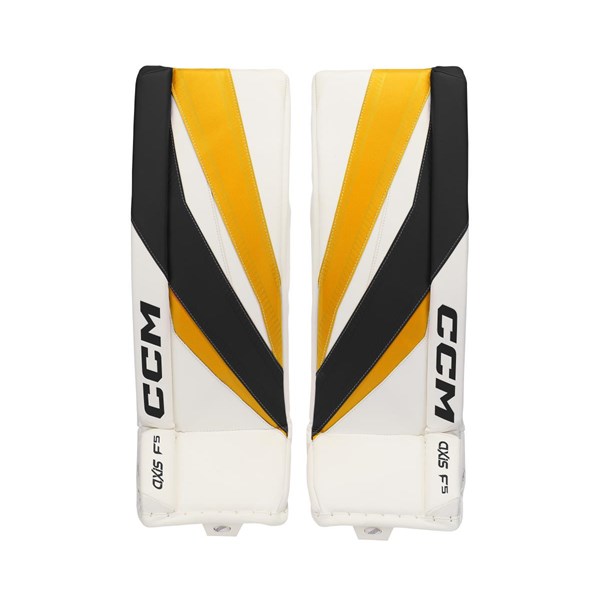 CCM Goalie Leg Pads Axis F5 Jr Boston