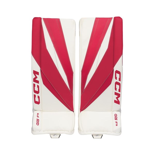 CCM Goalie Leg Pads Axis F9 Sr Detroit