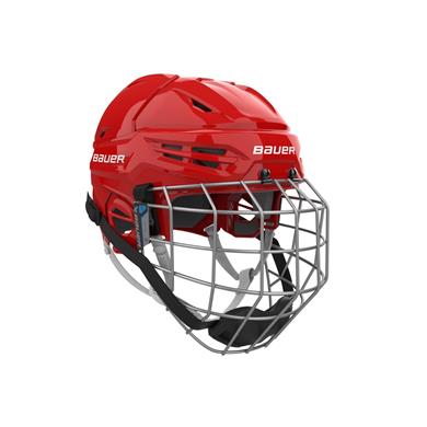 Bauer Hockeyhjälm Re-Akt 55 Combo Red