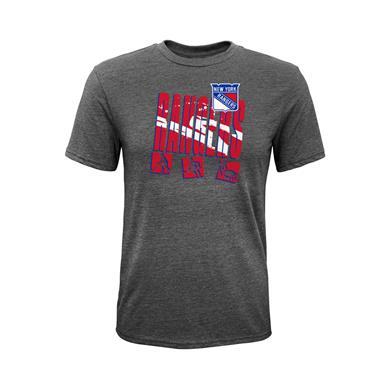 Outerstuff T-skjorte NHL Full Tilt Triblend Jr Rangers