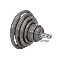 Master Fitness Viktskiva Järn Viktpaket 115 Kg